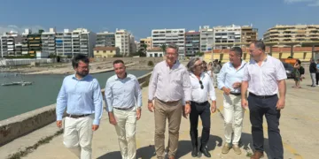 Visita a burriana del conseller de la Generalitat Valenciana