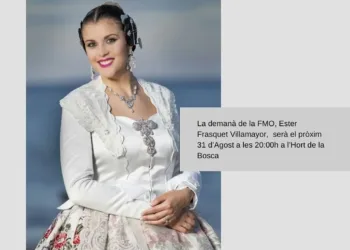 Pedida de la Fallera Mayor de Oliva 2025