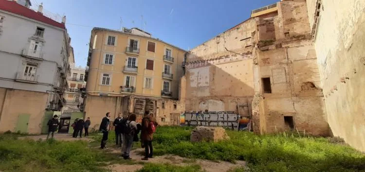 Solar calle Juristas en agosto de 2022