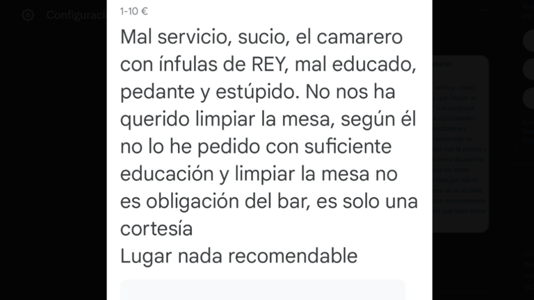 Redes sociales: El nuevo escenario de batalla entre camareros y clientes 2 AA1qMgjV