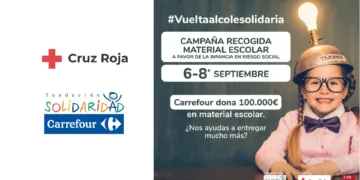 Campaña recogida material escolar CRUZ ROJA y CARREFOUR