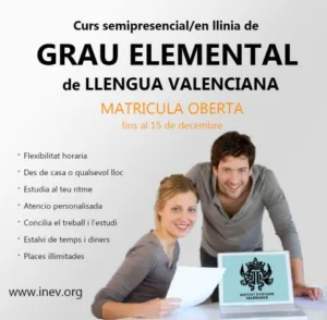 LlenguaValencianaElemental semipresencial Online 1