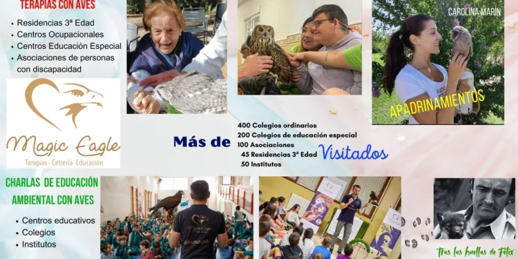 «Magic Eagle» aves terapéuticas y educación ambiental