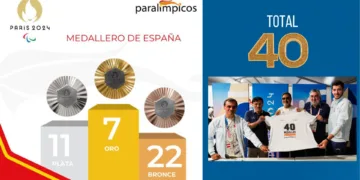 PARALIMPICOS Portada 40 medallas medallero total España Paris 2024