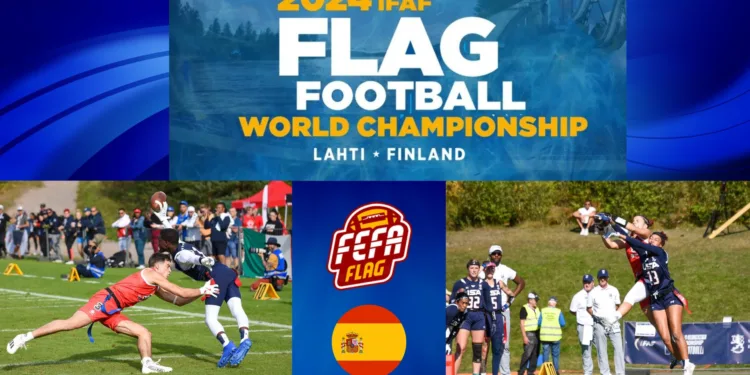 España brilla en el Mundial de Flag Football de Finlandia
