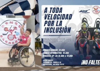 Mañana  «A toda velocidad por la inclusión» en el Circuit Aspar