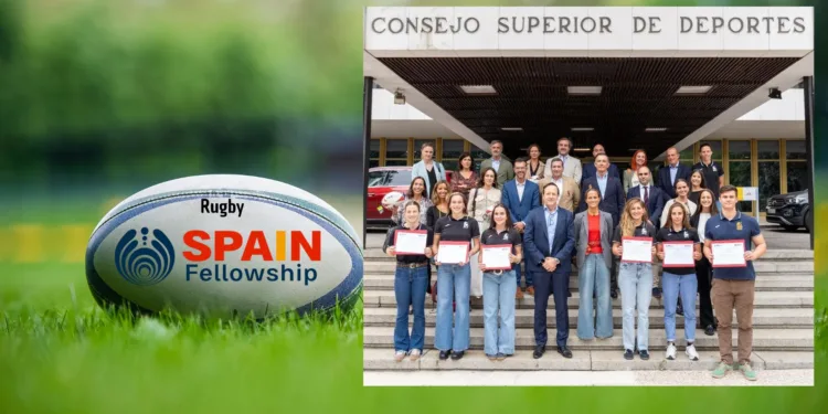 Doce jugadoras profesionales de rugby forman la primera promoción de #SpainFirstFellowship 1 Doce jugadoras profesionales de rugby forman la primera promoción de #SpainFirstFellowship