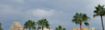 44 litros llevan recogidos en Oliva esta mañana. Las lluvias se extienden por la Comunitat Valenciana