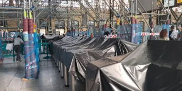 La Estació del Nort de Valencia nuevamente inundada con una tormenta