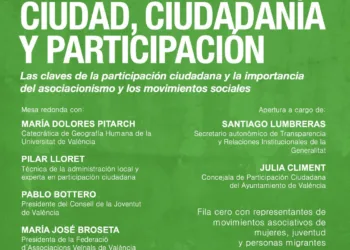 La Federación vecinal de Valencia organiza un debate sobre la importancia de la participación y el asociacionismo para la mejora de la ciudad y sus barrios 1 La Federación vecinal de Valencia organiza un debate sobre la importancia de la participación y el asociacionismo para la mejora de la ciudad y sus barrios