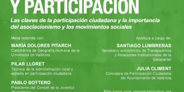 La Federación vecinal de Valencia organiza un debate sobre la importancia de la participación y el asociacionismo para la mejora de la ciudad y sus barrios
