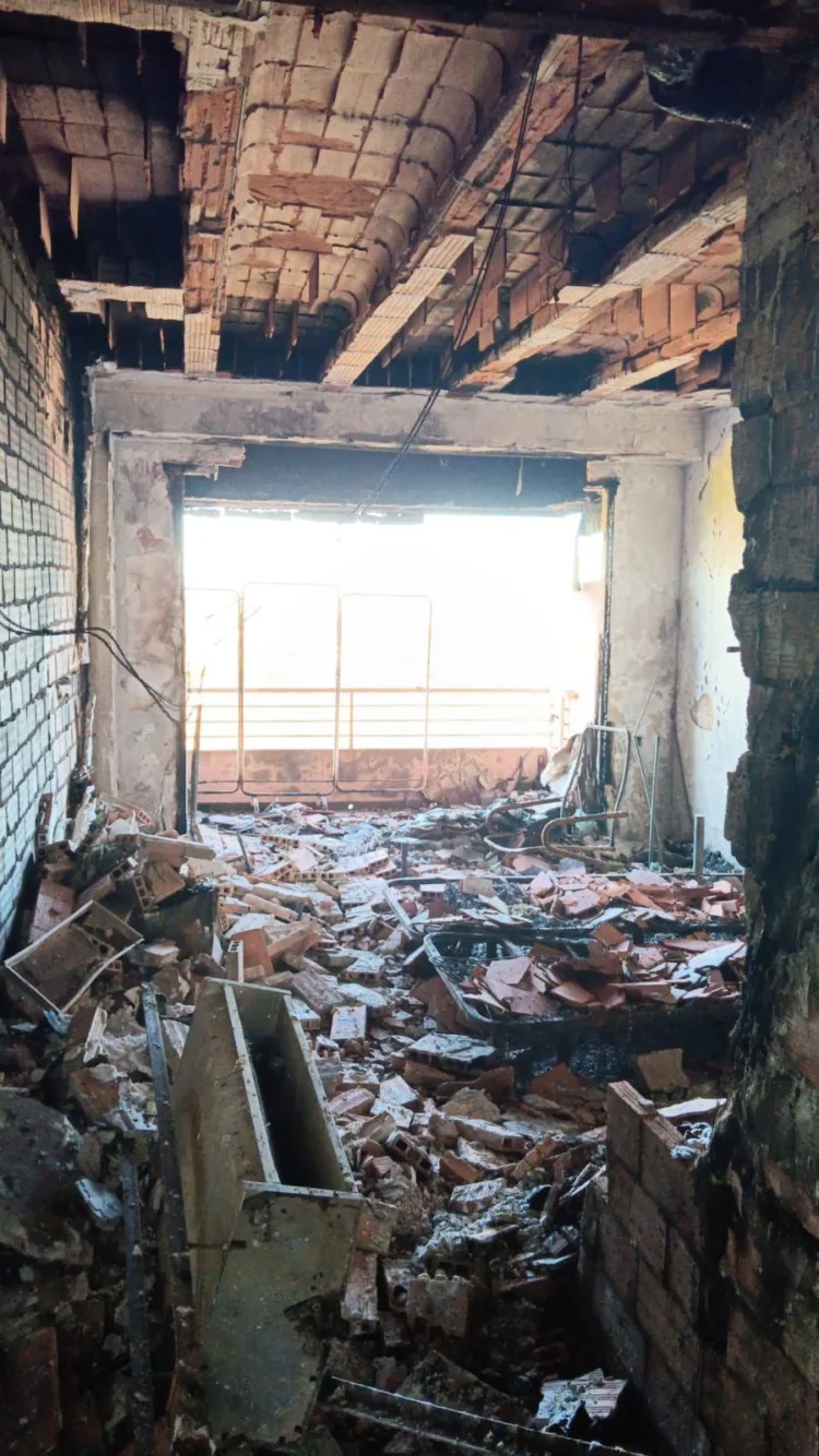 Incendio en el antiguo hotel del Sidi Saler esta pasada noche