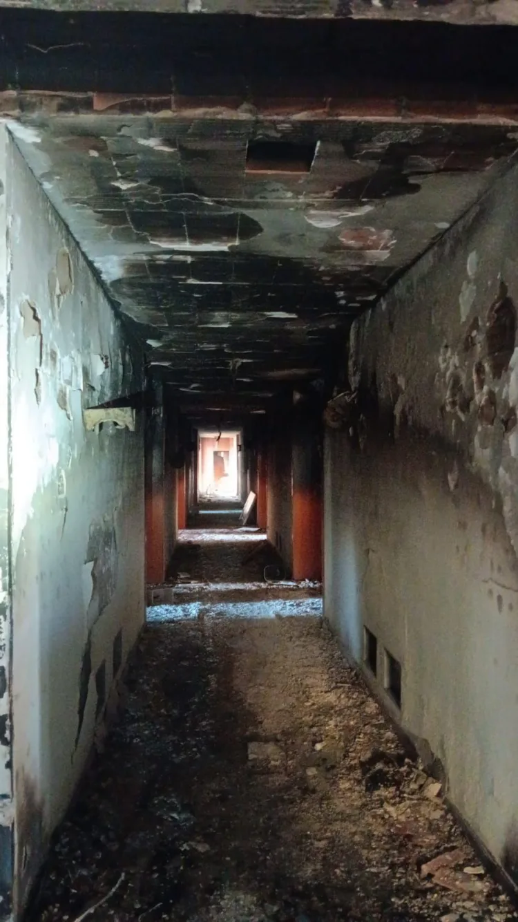 Incendio en el antiguo hotel del Sidi Saler esta pasada noche