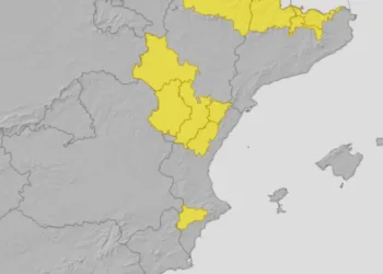 Se activan avisos por tormentas fuertes para hoy y mañana en el interior de la Comunitat Valenciana