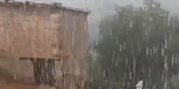 Las tormentas: 43 litros caídos en Viver, 38 litros en Jérica y 26 en Ontinyent esta tarde