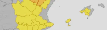 De nuevo aviso amarillo por tormentas localmente fuertes y con posibilidad de granizo