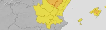 AEMET avisa de un día muy complicado por tormentas en la Comunitat Valenciana este martes