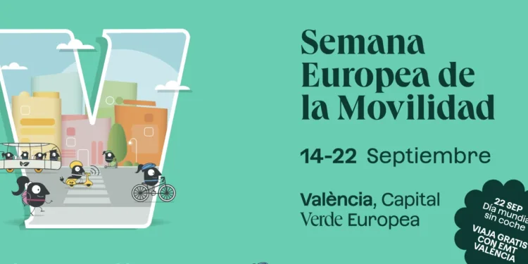 Valencia celebrará la Semana Europea de la Movilidad bajo el slogan ‘Espacio público compartido’ y el apoyo de la Capitalidad Verde Europea 1 Valencia celebrará la Semana Europea de la Movilidad