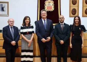 La Fallera Mayor de Valencia 2024 en las fiestas de la Virgen de la Salud de Algemesí