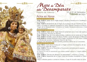 La imagen peregrina de la Virgen de los Desamparados visitará Yátova