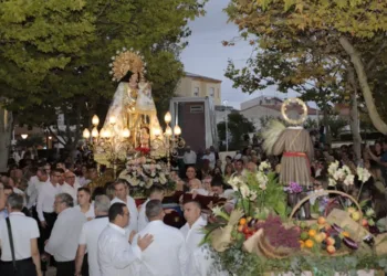 La imagen peregrina de la Virgen de los Desamparados este fin de semana en Yátova