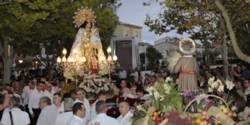 La imagen peregrina de la Virgen de los Desamparados este fin de semana en Yátova