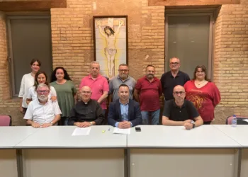 D. Jose Gerónimo Tébar, párroco de Santa María del Mar. nombrado prior de la Semana Santa Marinera por el Excmo. y Rvdmo. Arzobispo D. Enrique Benavent Vidal