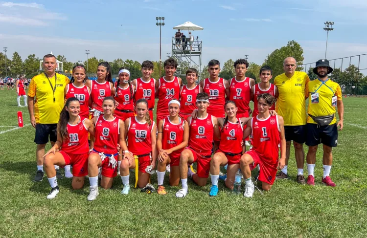La Selección española U17 Femenina, flamante campeona de Europa de Flag Football en Belgrado 