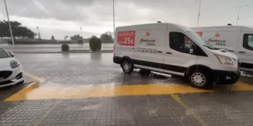 Dénia recibe un fuerte episodio de lluvias con 65,1 litros por metro cuadrado en solo cuatro horas
