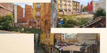 «Amics del Carme» devuelve al debate público la situación de los solares en Ciutat Vella