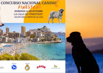 El «Concurso Nacional Canino» se celebrará este domingo 20 de Octubre en La Cala de Finestrat