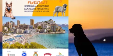 El «Concurso Nacional Canino» se celebrará este domingo 20 de Octubre en La Cala de Finestrat