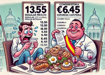 El menú de lujo de los diputados: Comer por 6,45 € mientras el resto sufre con la inflación
