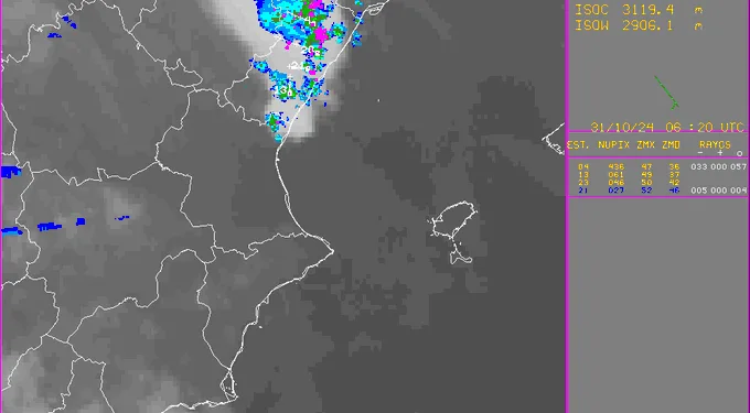 La DANA continúa activa: alerta por lluvias intensas en el norte de la Comunidad Valenciana y riesgo de inundaciones 1 La DANA continúa activa: alerta por lluvias intensas en el norte de la Comunidad Valenciana y riesgo de inundaciones