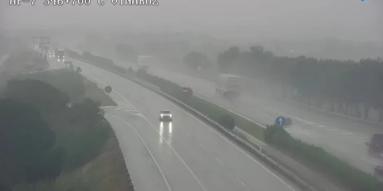 Alerta roja en Castellón: emergencias activa el nivel máximo de aviso por lluvias intensas de la DANA