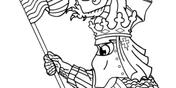 9 de octubre: actividades educativas para el Día de la Comunidad Valenciana, dibujos para colorear