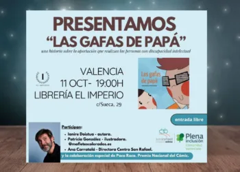 Paco Roca apoyará «Las gafas de papá», un cuento contra los prejuicios hacia la discapacidad intelectual