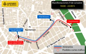 Manifestacion 9 de octubre CAST