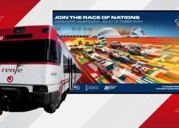 RENFE programa más de 200 trenes con parada directa en el Circuit para los FIA Motorsport Games