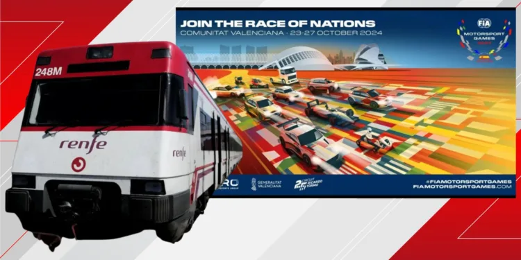 RENFE programa más de 200 trenes con parada directa en el Circuit para los FIA Motorsport Games 1 RENFE programa más de 200 trenes con parada directa en el Circuit para los FIA Motorsport Games
