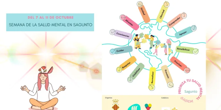 Sagunto celebra el Día Mundial de la Salud Mental con actividades de concienciación social 1 Sagunto celebra el Día Mundial de la Salud Mental con actividades de concienciación social