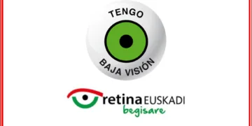 Campaña de concienciación sobre la «baja visión» con la difusión del distintivo creado por «Retina Euskadi Begisare»