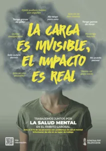 La Generalitat suma 200 nuevos profesionales de salud mental 3 VALENCIA SALUD MENTAL 24 CARTEL A3 CAST