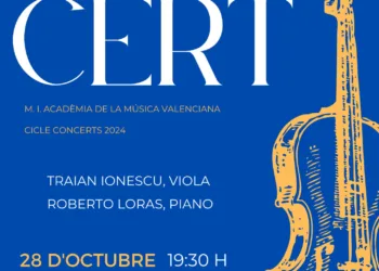 La M. I. Acadèmia de la Música Valenciana realisarà un concert en Lo Rat Penat