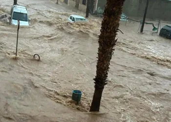 Llombay inundada como muchos municipios de La Ribera