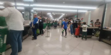 Locura en los supermercados en Valencia Ciudad