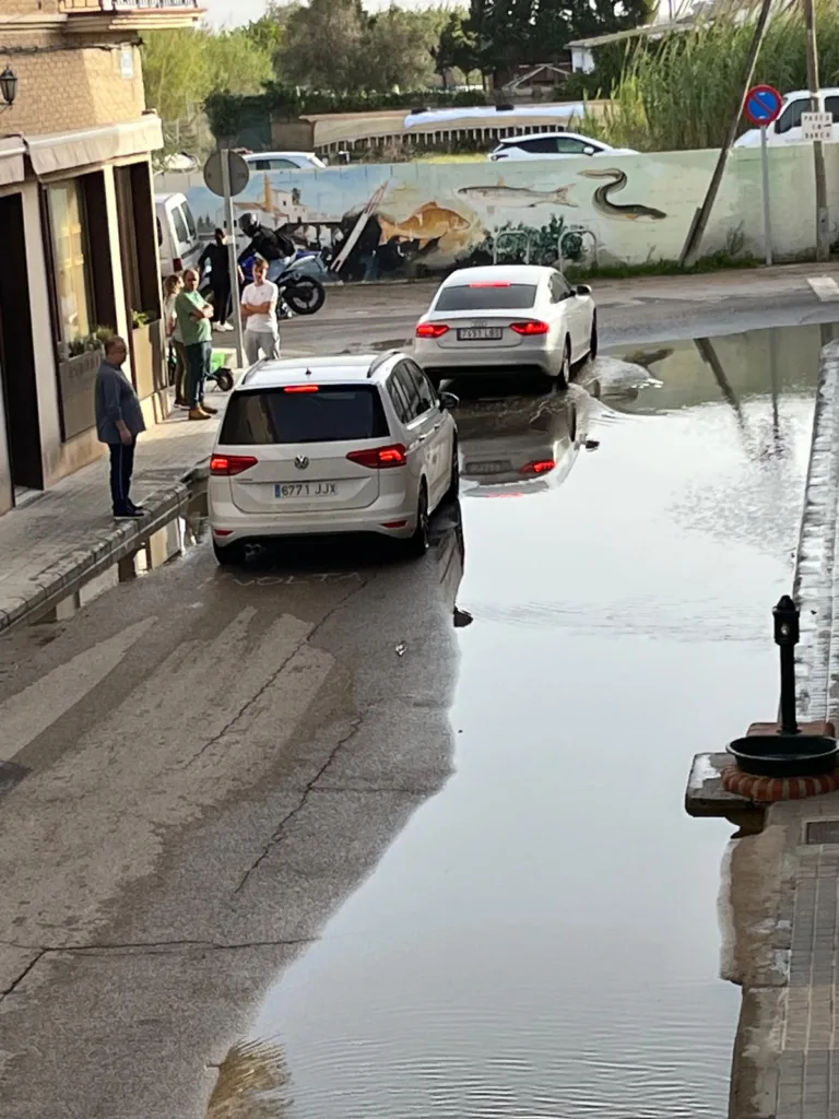 El tramo del Palmar a Sollana anegado, por lo que no es ruta para dirigirse a la A7 2 WhatsApp Image 2024 10 30 at 16.48.362