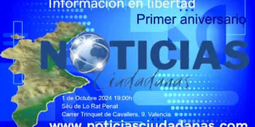 Esta tarde el acto de aniversario de Noticias Ciudadanas reunirá a sociedad civil, políticos y valencianismo