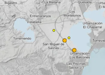 4 terremotos en la zona de San Miguel de Salinas esta noche pasada
