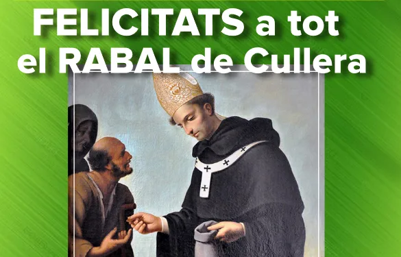 Vox Cullera pide recuperar la fiesta de Santo Tomás de Villanueva como Patrón del Raval de Sant Agustí